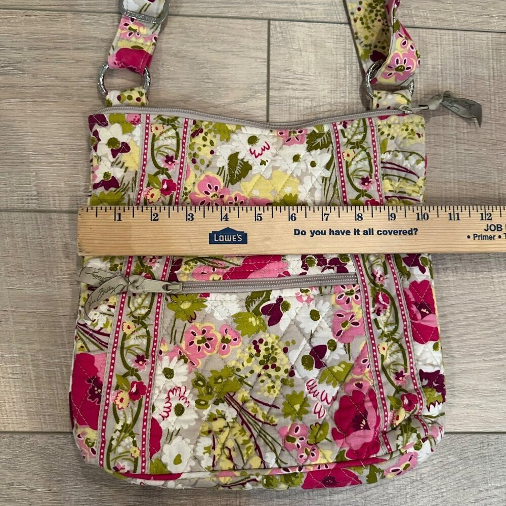 VERA BRADLEY FLORAL CROSS BODY PURSE - Picture 4 of 8